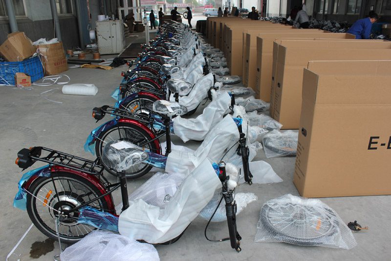 SUNWING_SHENYUN_electric bike_container loading_SKD pack_3