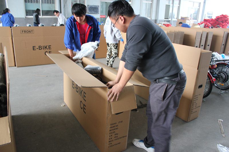 SUNWING_SHENYUN_electric bike_container loading_SKD pack_8