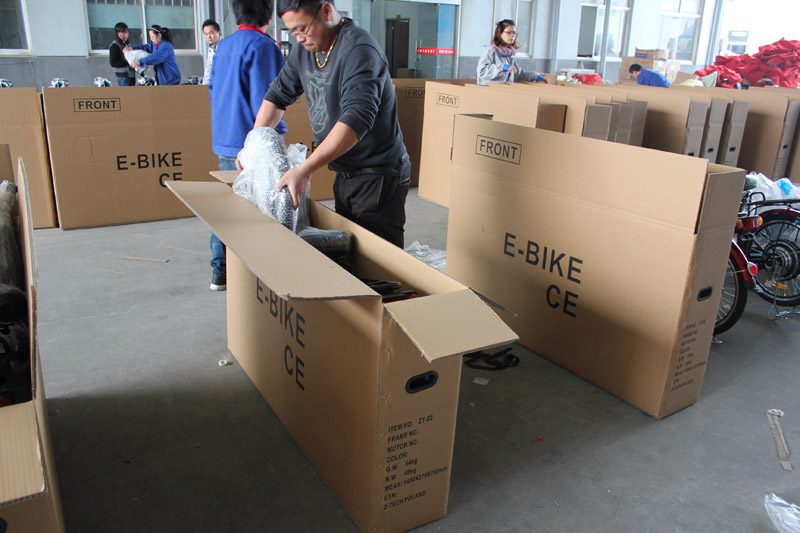 SUNWING_SHENYUN_electric bike_container loading_SKD pack_9